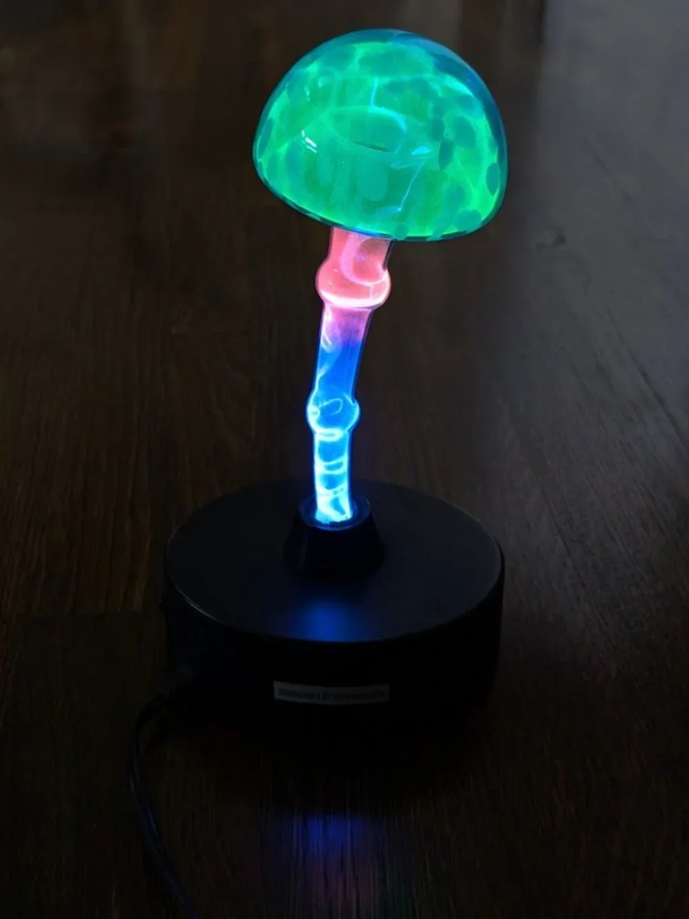 Lumisource Plasma Light Mushroom Multi Color RARE Vintage Unique 90s Vibe - Picture 9 of 16